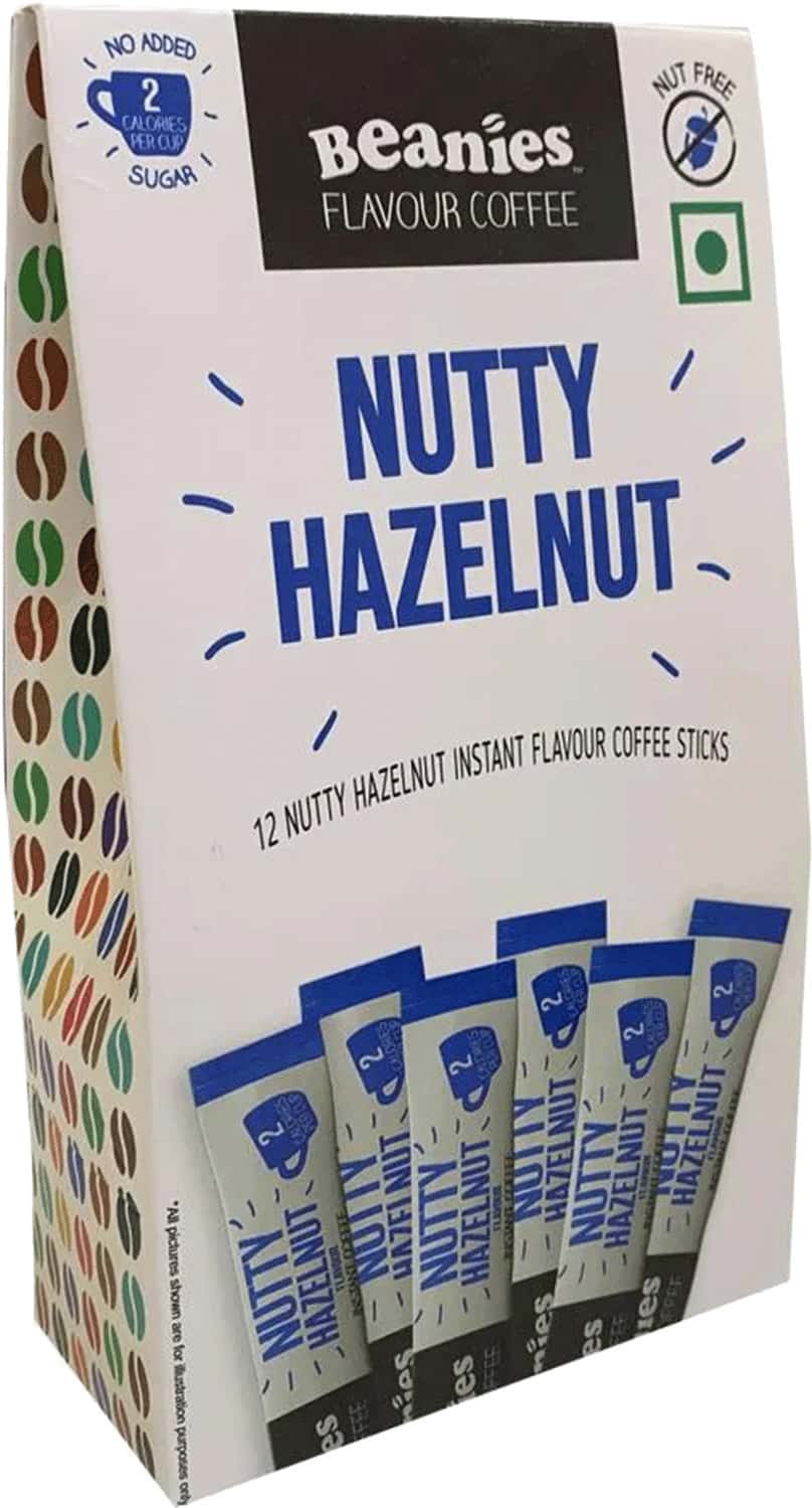 buy-beanies-flavoured-instant-coffee-sticks-nutty-hazelnut-24g-online