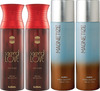 Ajmal 2 Sacred Love For Women And 2 Magnetize For Men & Women Deodorants Each 200Ml Combo Pack Of 4