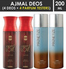 Ajmal 2 Sacred Love For Women And 2 Magnetize For Men & Women Deodorants Each 200Ml Combo Pack Of 4