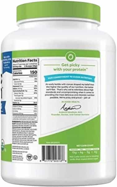 Orgain Organic Plant Based Protein Powder | Creamy Chocolate Fudge | 2.74 Pound