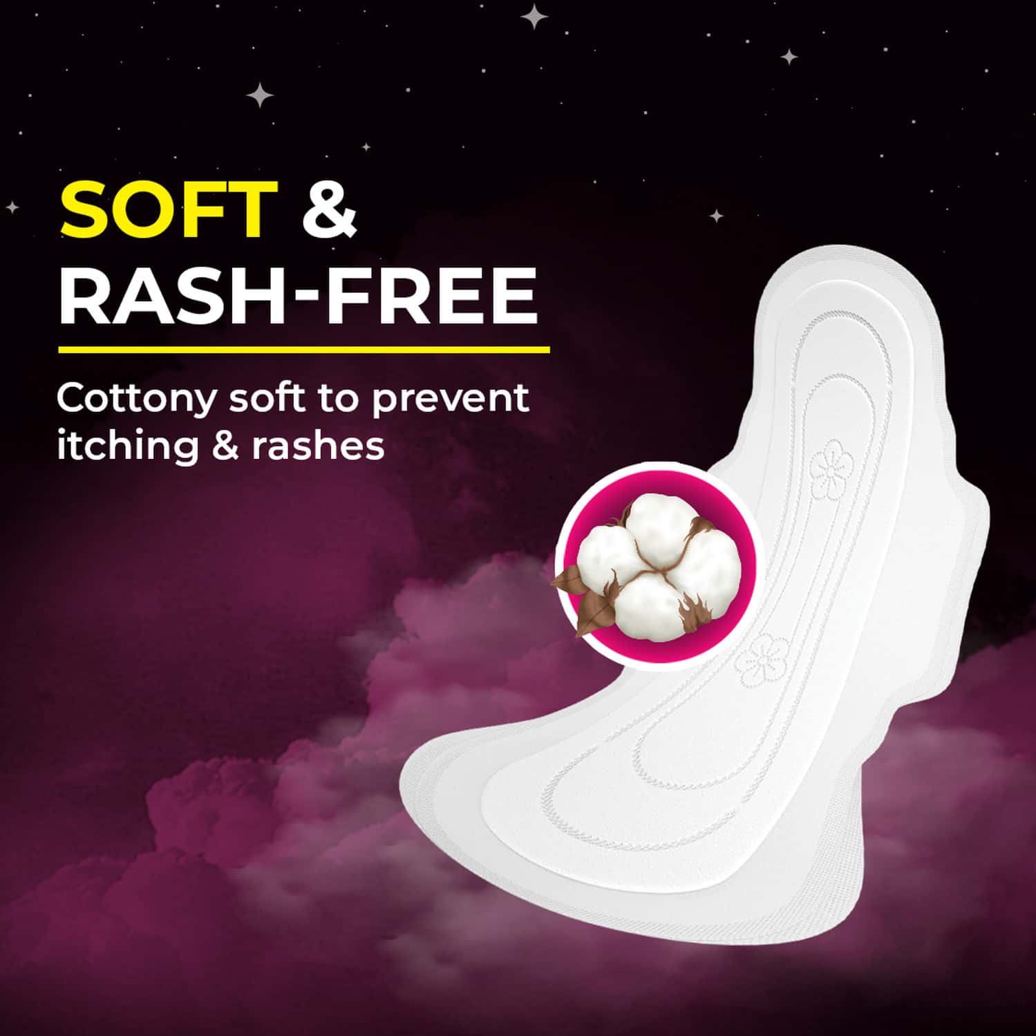 Buy PAREE SUPER NIGHTS SANITARY PADS WITH DOUBLE FEATHER FOR HEAVY FLOW