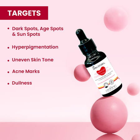 The Skin Story 2% Alpha Arbutin 2% Niacinamide Face Serum For Pigmentation Age Spots Dark Spots 25ml