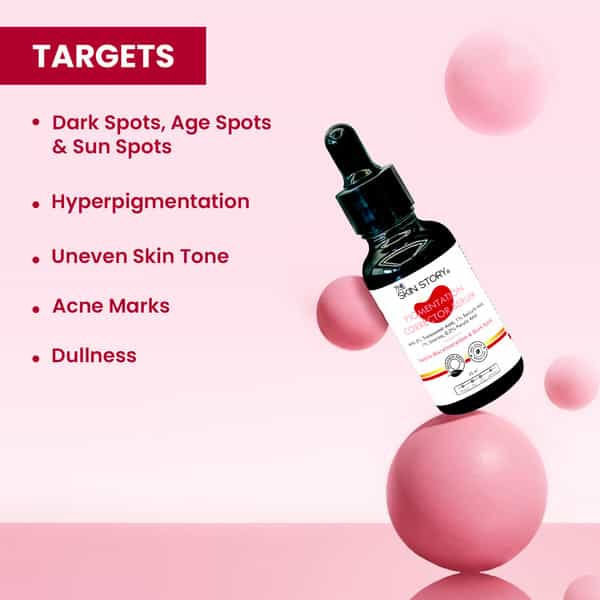 The Skin Story 2% Alpha Arbutin 2% Niacinamide Face Serum For Pigmentation Age Spots Dark Spots 25Ml