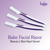 Bake Reusable Face Razor For Women Facial Hair Removal - 3 Razors