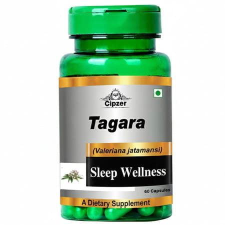 Cipzer Tagara 60 Capsules | Supports Sleep Quality| Nervous System & Overall Wellness