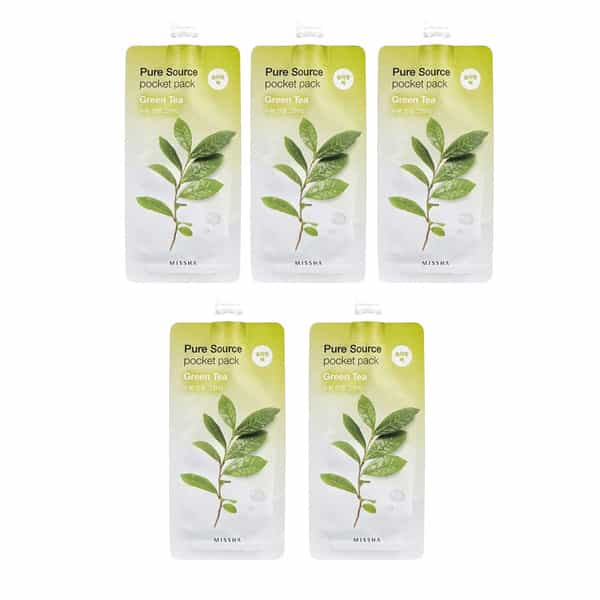 Missha Pure Source Pocket Pack (Tea Tree) - Pack Of 5