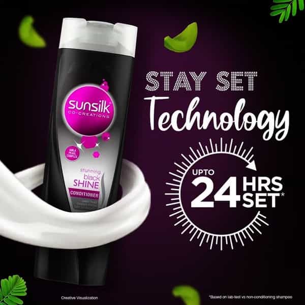 Sunsilk Black Shine Conditioner - 340 Ml