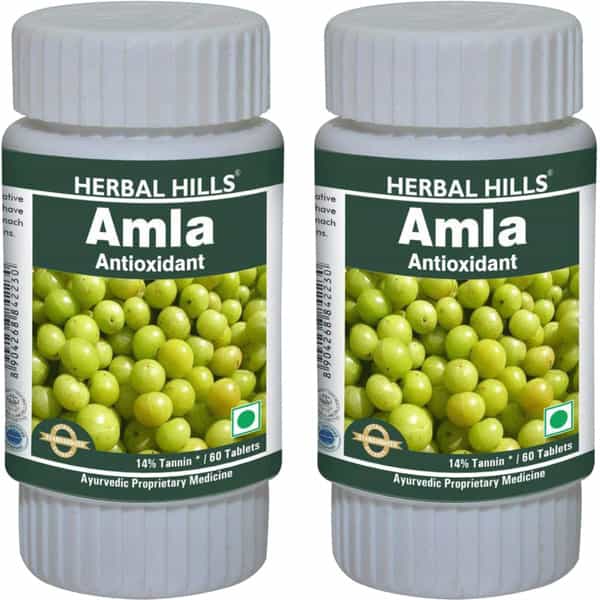 Herbal Hills Amla 60 Tablets (Pack Of 2)