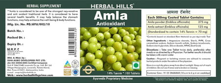 Herbal Hills Amla 60 Tablets (Pack Of 2)