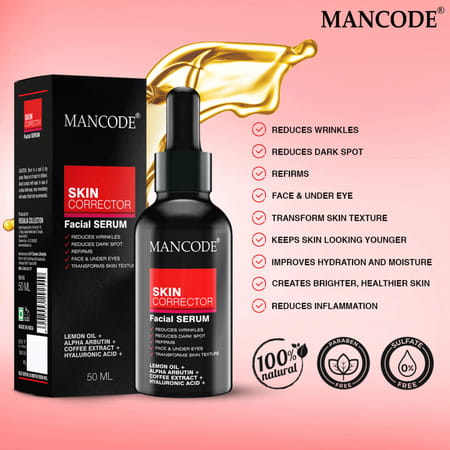 Mancode Skin Corrector Facial Serum 50ml