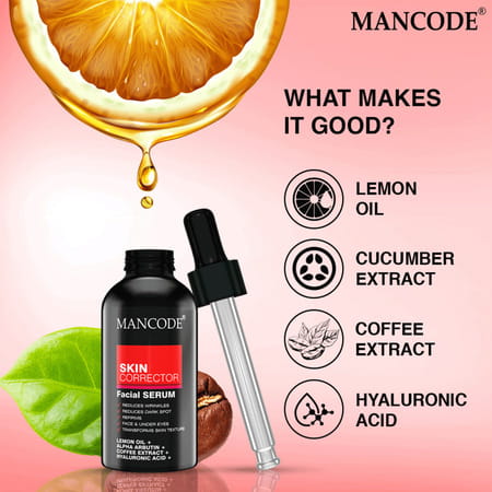 Mancode Skin Corrector Facial Serum 50ml
