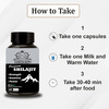 Earth King Premium Shilajit/Shilajeet Extract Capsule For Vigor & Vitality - 60 Capsules (Pack Of 1)