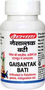 Baidyanath Asli Ayurved Gaisantak Bati 100 Tablet (pack Of 2) Gas Relief | Natural Constipation