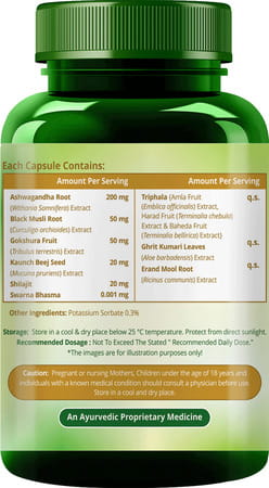 Himalayan Organics Ashwagandha Gold + Capsule 60 No'S