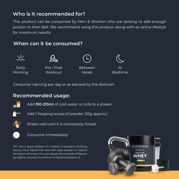 Nutrabay Gold 100% Whey Protein Isolate|26G Protein|Muscle Support & Recovery|Malai Kulfi|500G