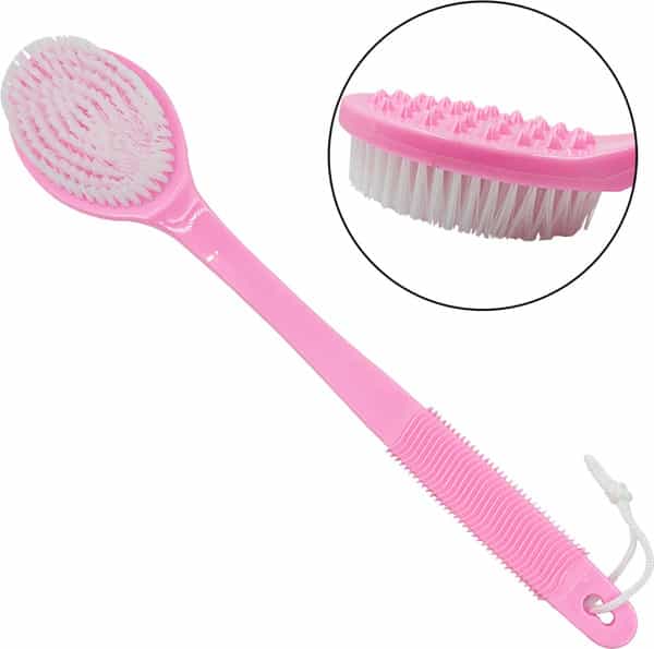 Sanfe Selfly Bath Brush - Dual Side Cellulite Bristle Bath Brush -1 Piece