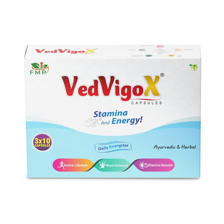 Fine Morning Pharma Vedvigox Ayurvedic Immunity Booster Capsules - 30 Capsules