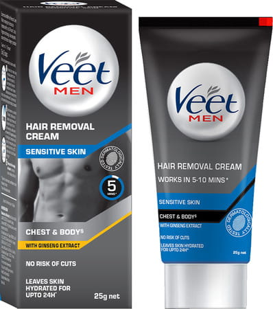 Veet Hair Removal Cream For Men Sensitive Skin - 25gm