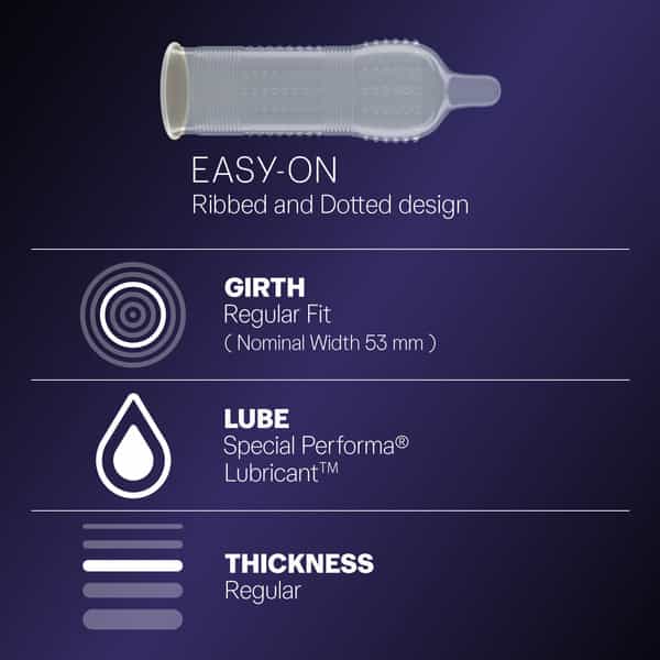 Durex Mutual Climax Condoms - 10S Each Pack Of 3