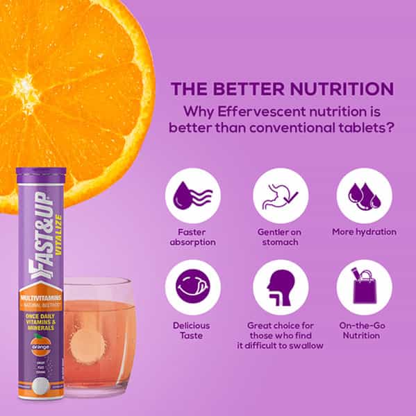 Fast And Up Vitalize Effervescent Orange Tablet ( 3*20 )