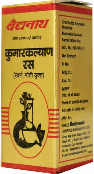 Baidyanath Asli Ayurved Kumarkalyan Ras - 5 Tablets