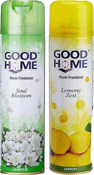 Good Home Jasmine And Citrus Spray - Room & Air Freshner (2 X 130 Ml)