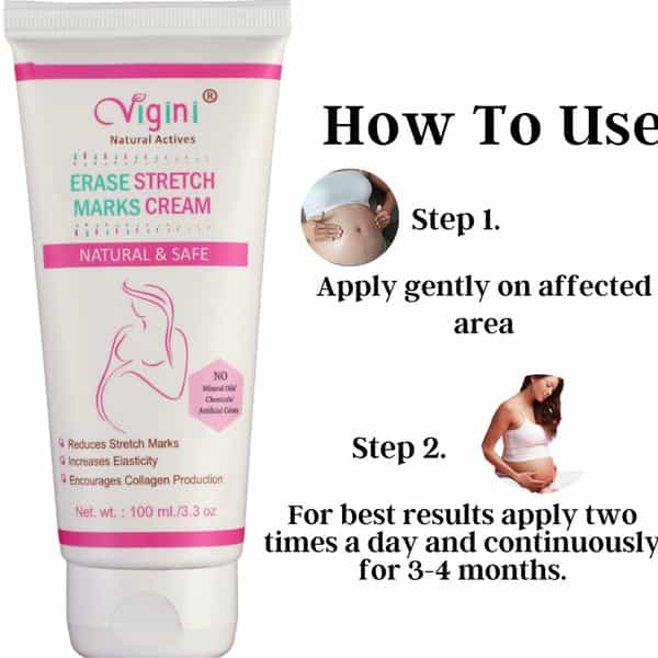 Vigini Erase Stretch Marks Removal Cream & Body Massage Cream 200Ml