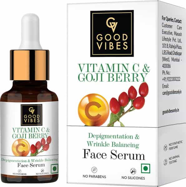 Good Vibes Plus - Vitamin C + Goji Berry Face Serum- 10 Ml
