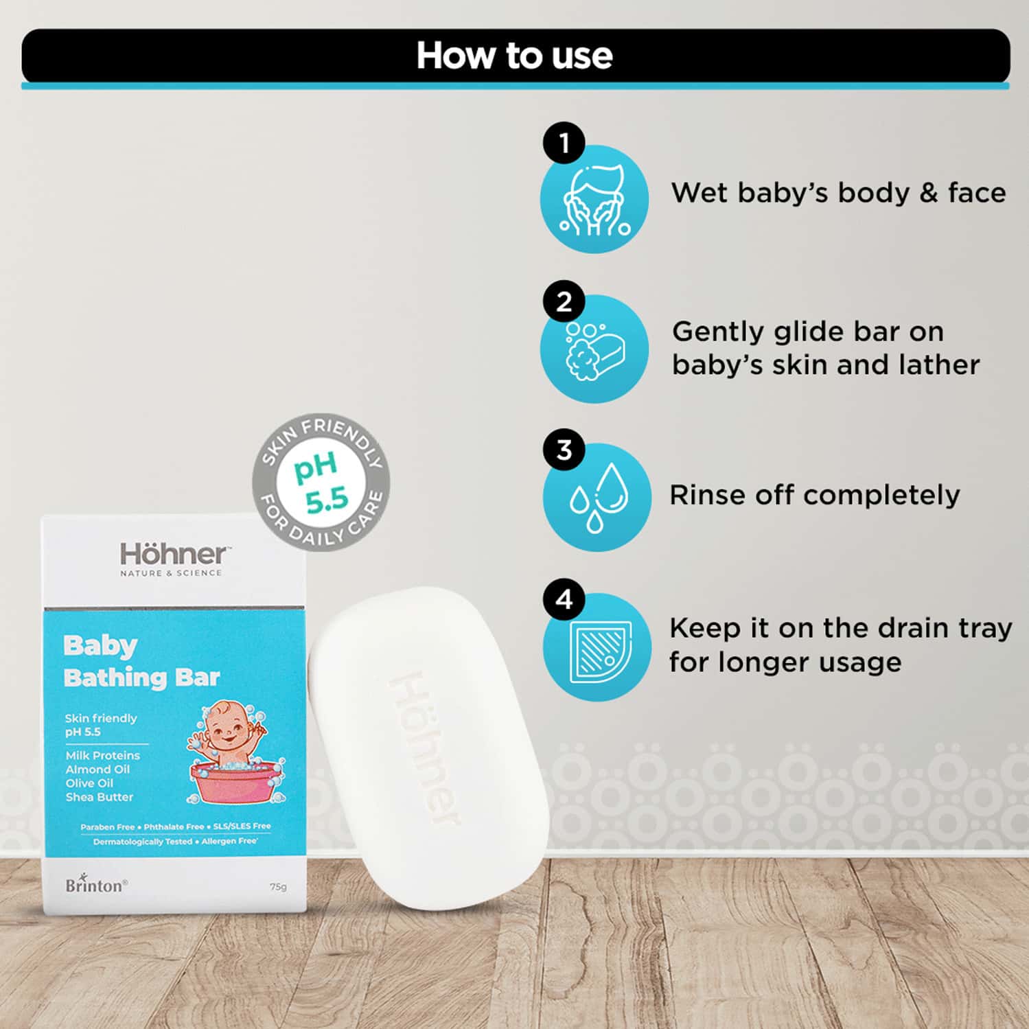Hohner Baby Soap 75gram
