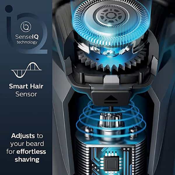 Philips Electric Shaver S5582/20 - 360-D Flexing Heads Integrated Pop-Up Trimmer Wet & Dry Shave