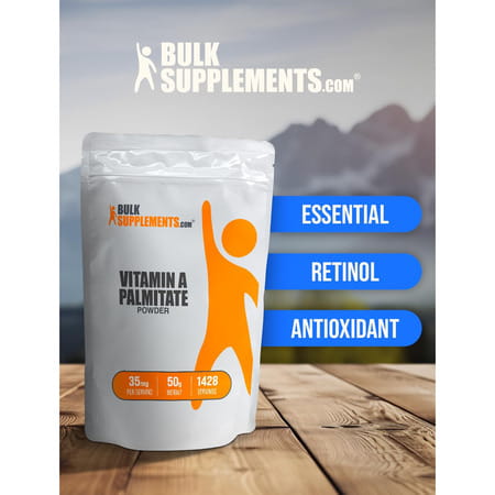 Bulksupplements Vitamin A Palmitate Powder | 50G
