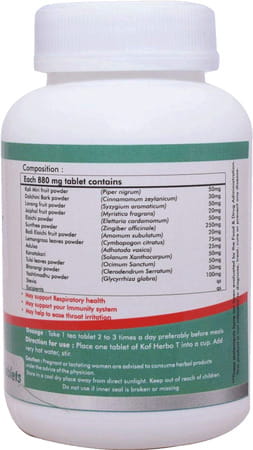 Way2herbal Kofherbo T Kwath - 30 Tea Tablets - Pack Of 4