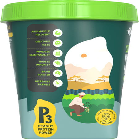 Alpino Super Peanut Butter With Ksm-66 Ashwagandha Chocolate Crunch Jar 1 Kg