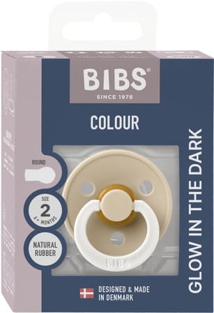 Bibs Colour Latex Size 2 Vanilla Glow - 6+ Months