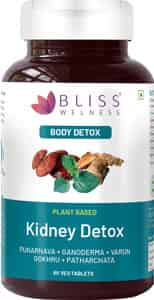 Bliss Welness Kidney Detox|for Men And Women|ayurvedic Herbal Supplement- 60 Veg Tablets