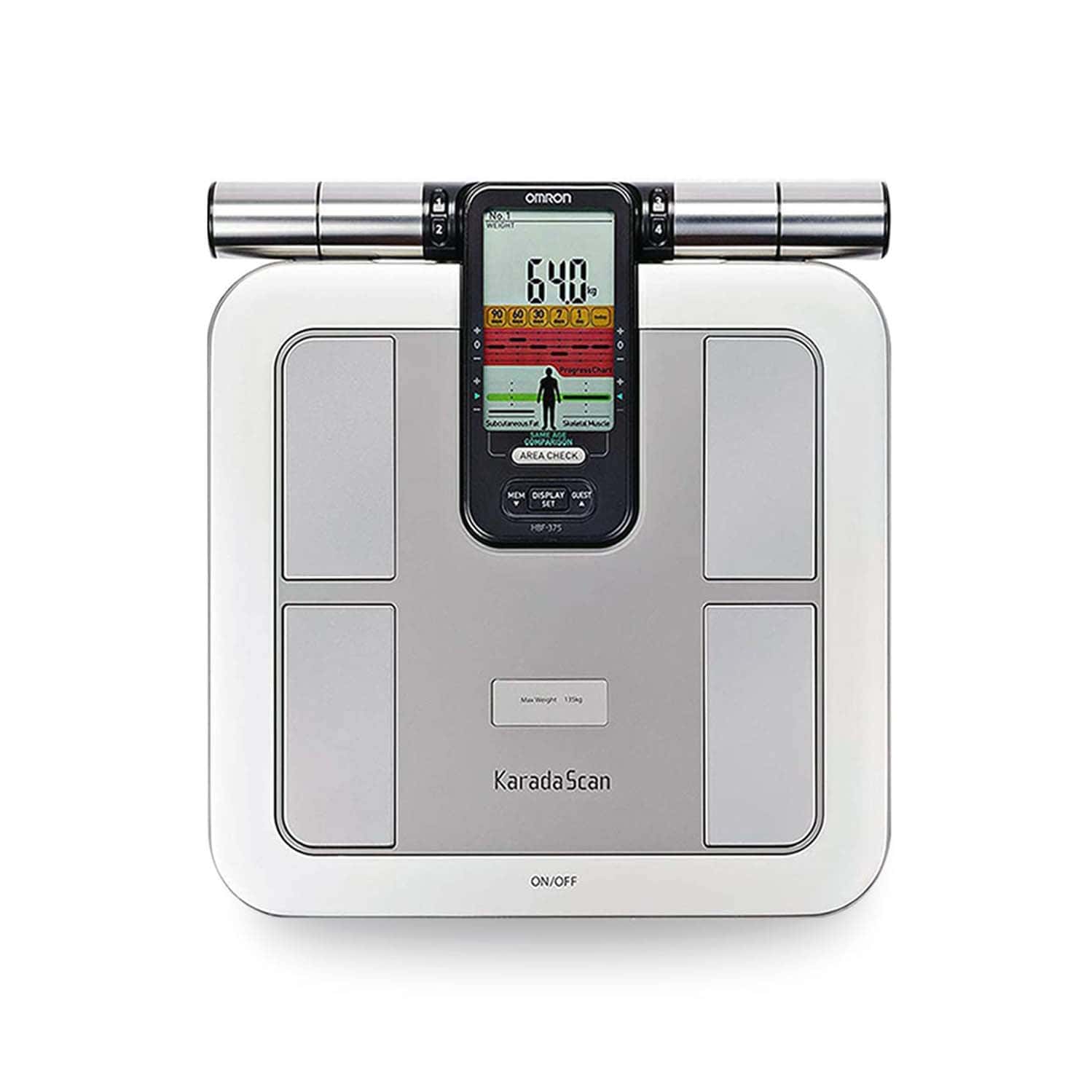 Buy OMRON KARADA BODY COMPOSITION SCALE HBF 701 MONITOR 1 Online