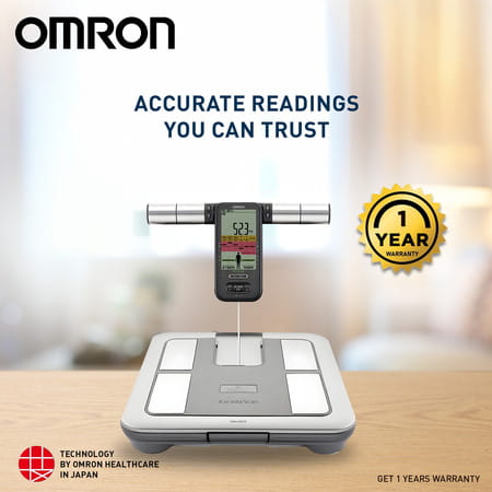 Omron Hbf 375 Karada Scan Complete Digital Body Composition Monitor