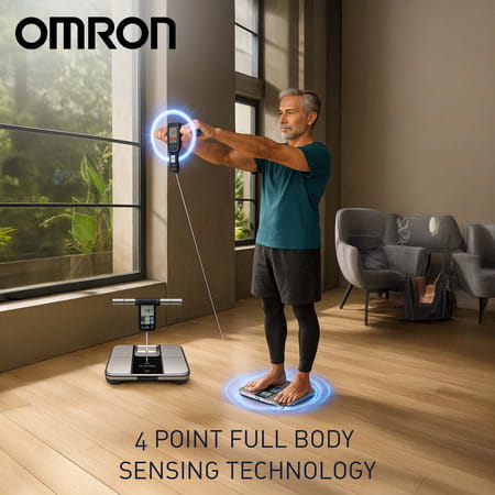 Omron Hbf 375 Karada Scan Complete Digital Body Composition Monitor