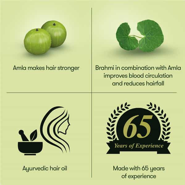 Bajaj Brahmi Amla Ayurvedic Hair Oil 300 Ml