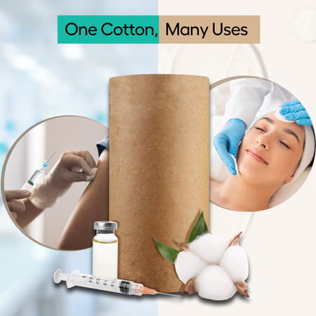 Liveasy Surgical Absorbent Cotton Roll 500gm Gross