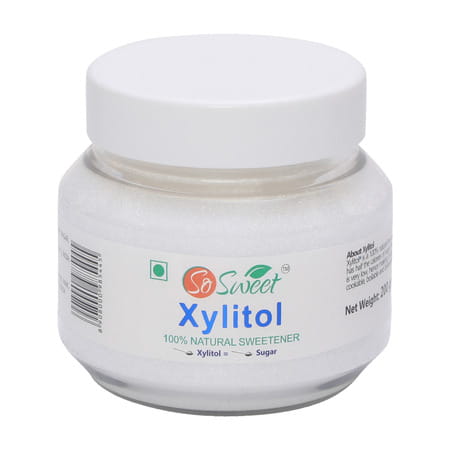 So Sweet Xylitol Sugar Free 100% Natural Sweetener For Diabetes 200gm (Pack Of 4)