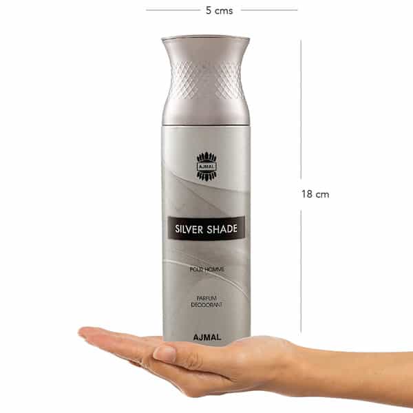 Ajmal Silvershade & Silvershade Deodorants For Men (200 Ml Pack Of 2) + 2 Parfume Testers Free