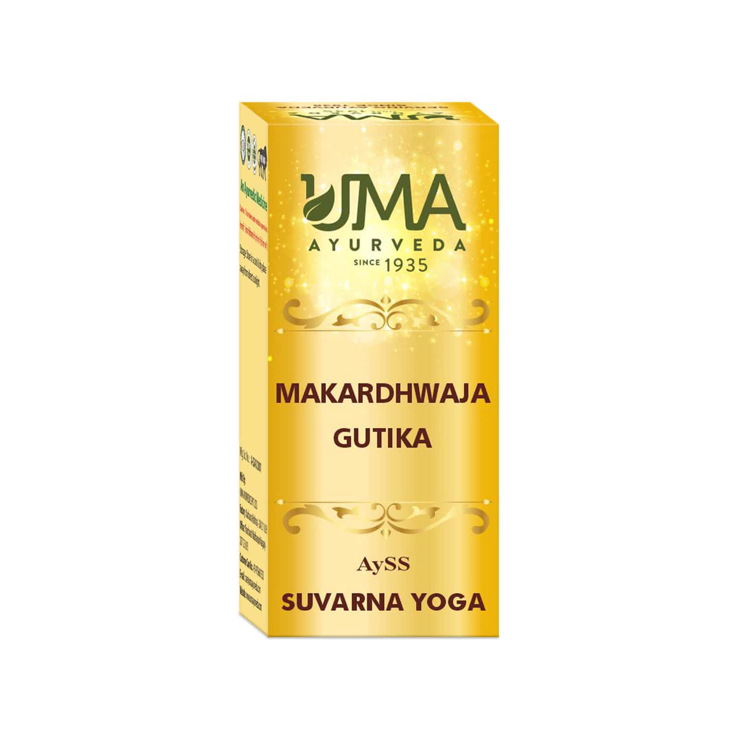Uma Ayurveda Makardhwaj Gutika Ayurvedic Tablets 30 Tab