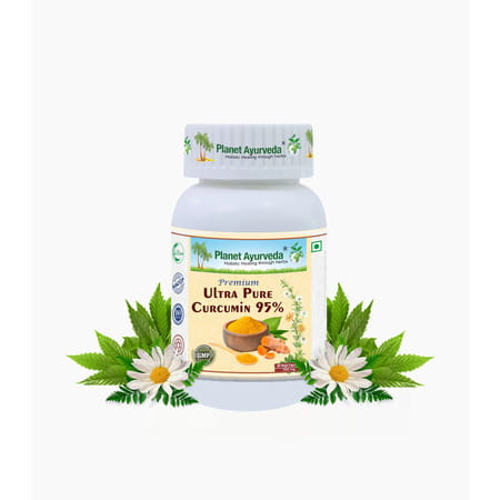 Planet Ayurveda Premium Ultra - Pure Curcumin 95% Capsules - 60 Capsules