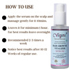 Vigini 3% Redensyl Hair Growth Regrowth Revitalizer Serum 30Ml | Biotin 10000Mcg Keratin 30 Caps