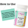Vigini 3% Redensyl Hair Growth Regrowth Revitalizer Serum 30Ml | Biotin 10000Mcg Keratin 30 Caps