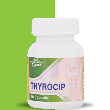 Cipzer Thyrocip 30 Capsules Supports Thyroid Health | Helps Manage Hyperthyroidism & Weight Balance
