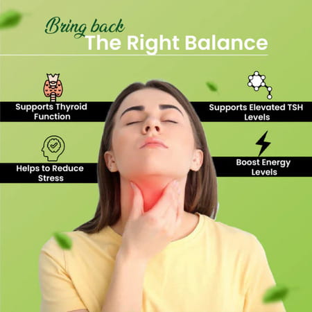 Cipzer Thyrocip | Supports Thyroid Health & Helps Manage Hyperthyroidism & Weight | 30 Capsules