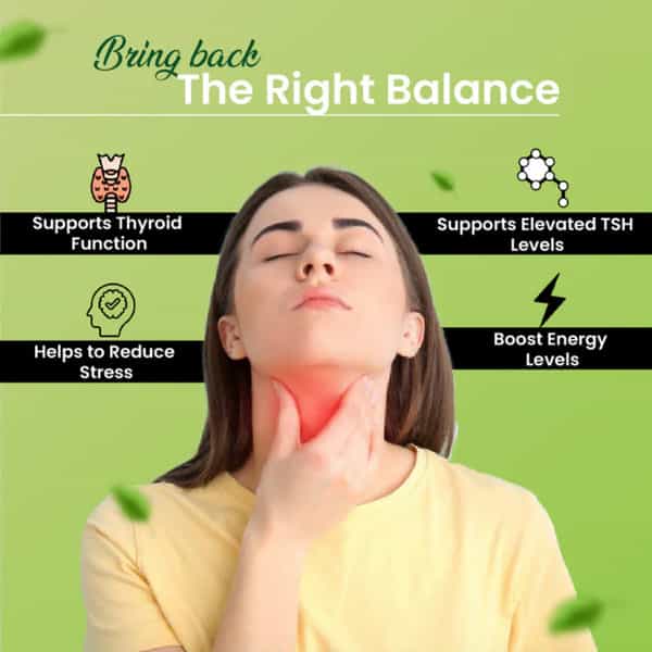 Cipzer Thyrocip | Supports Thyroid Health & Helps Manage Hyperthyroidism & Weight | 30 Capsules