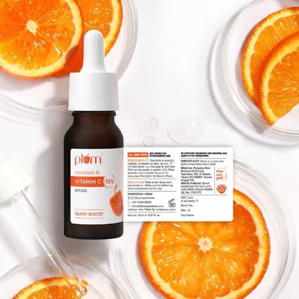 Plum 15% Vitamin C Face Serum With Mandarin | 20 Ml